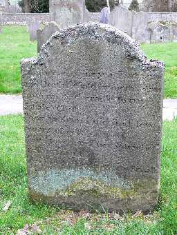 William Raine Headstone  (rear) @ St Romald © DCC 2007
