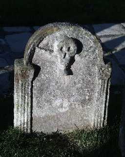 Winged Skull Headstone @ St Romald, Romaldkirk © DCC 2003