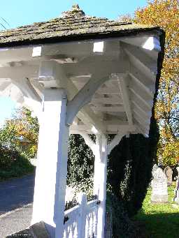 Lych Gate, roof detail, Church of Holy Trinity © DCC 2006