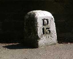 Milestone, A67 north of Arlaw Banks © DCC 2005