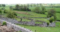 Walls south of West Middleton Farmhouse © DCC 2003