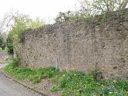 Wall opposite Hall garden wall, Bishop Middleham 2006