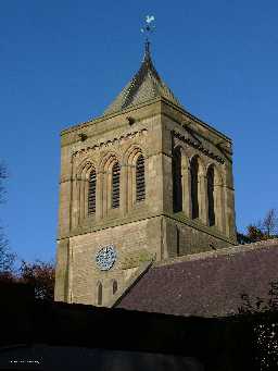 Church of St John, - tower detail 2005