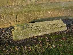 Grave Cover (2nd. of two),  Church of St John, Kirk Merrington 2006