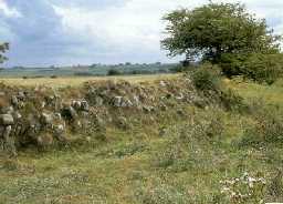 Lanchester Fort south-east rampart. c.1999 Lanchester Fort south-east rampart. c.1999