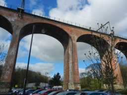 bottom view of Railway Viaduct Over Chester Burn 04 © DCC 2016