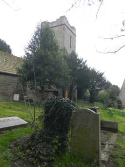View of cemetery of Church of St Ebba, Front Street, Ebchester © DCC 2016