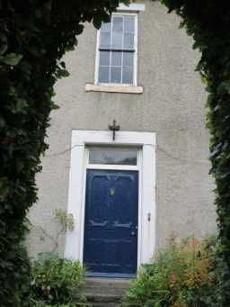 Front door and window of the Deanery 2016