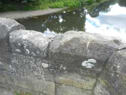 Close up of the wall of Sunderland Bridge 2016