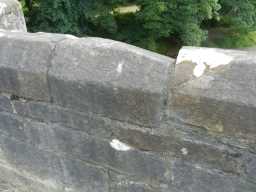 Close up of the wall of Sunderland Bridge 2016