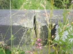 Close up of the wall of the bridge 2016