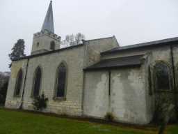 Side view of St James' Church 29/04/16