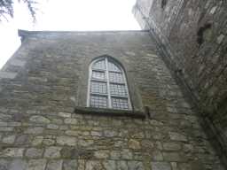 Wall and window of St James' Church 29/04/16
