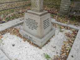 Right side close up of Iveston War Memorial 2016