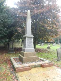 Front view photo of High Etherley War Memorial 2016