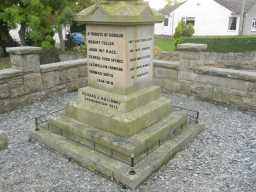Photograph of right view of Hamsterley War Memorial 2016