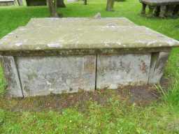 Side of the Henry Bincks Table Tomb 2016
