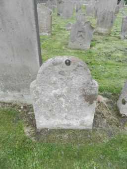 photograph of back of winged skull headstone at St Romald 2016