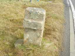 Photographs of side of Killhope cross 2016