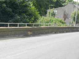 Photograph of road over bridge over Broomside Cutting 2016