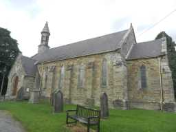 Side view of St. John the Evangelist's Church, Lynesack 06/02/17