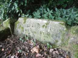 Inscription on grave at St. John the Evangelist's Church, Lynesack 2016