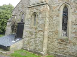 Side view of St. John the Evangelist's Church, Lynesack 2016