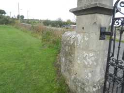 Gate pier at St. John the Evangelist's Church, Lynesack 2016