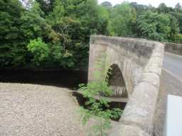 Side view of Eggleston Bridge 2016