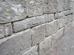 Close up of wall of Deepdale Bridge 2016