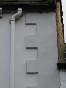 Corner and Drain Pipe, 35 (Lanchester House) Front Street, 2016 2016