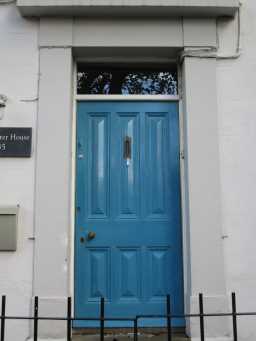 Close-up of Front Door, 35 (Lanchester House) Front Street, 2016 2016