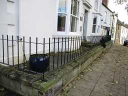 Left Corner Fence of 35 (Lanchester House) Front Street, 2016 2016