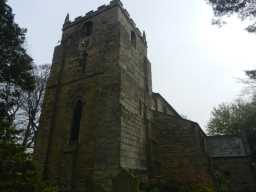 Photograph of front of Church of St. Laurence 2016