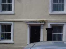Photograph of door of 69 Hallgarth Street, Durham 2008