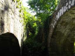 Photograph of Bow Bridge or Thorsgill Beck Packhorse Bridge, Egglestone Abbey 2016