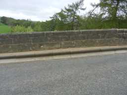 Photograph of wall on Frosterly Bridge 2016