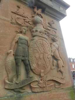 Close up photograph of Statue of the 6th Marquess of Londonderry 2016