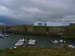 Photograph of Seaham Harbour walls 2016