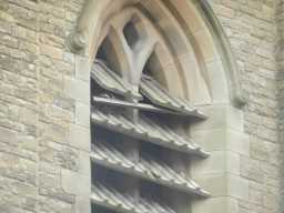 Close-up of Window, of Church of St. Aidan, December 2016 2016