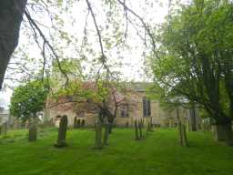 Photograph of tombs at St. Margaret of Antioch Church 2016