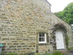 Photograph of door and window at The Gatehouse, Tanfield 2016