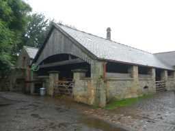 Photograph of side of Beamish Hall Farm building 2016