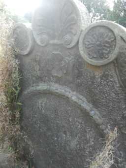 Close up photograph of left tomb at Church of St Ebba 2016