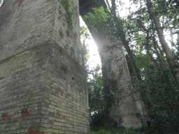 Photograph of Pontburn Viaduct brickwork 2016