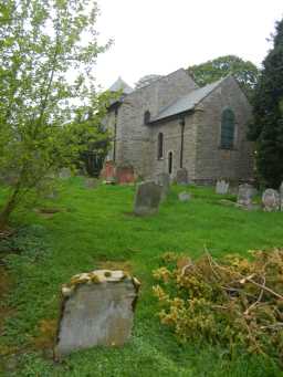 Photograph of back of Church of St John the Baptist 2016