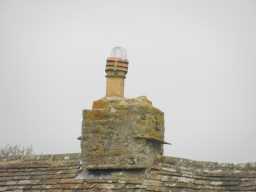 Photograph of Bonnymoor & Harthopeburn Cottage chimney 2016