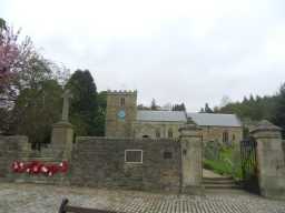 Photograph of War Memorial Cross, St. Thomas' Church, Stanhope 2016