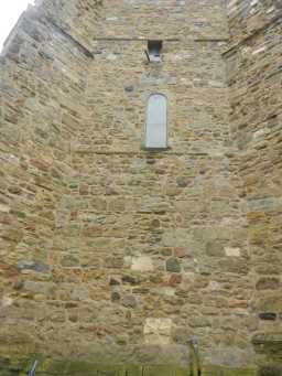 Photograph of wall and window at St. Mary's Church 2016