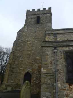 Photograph of tower at St. Mary's Church 2016